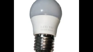 LED Bulb 12V DC 3W E27 DayliLED Bulb 12V DC 1W E27 Daylight/White ( needs Battery to light up)ght )
