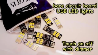 Mini USB LED light with touch on off and dimmer (must have gadget)
