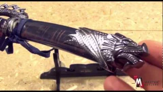 Samurai Sword Letter Opener S-237BL & Stand Product Video