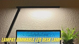 LAMPAT Dimmable LED Desk Lamp Review & Test | LED Desk Lamp 4 Lighting Modes