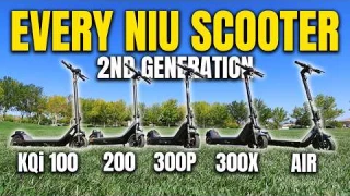 Comparing Every NIU KQi Electric Scooter! (100, 200, 300, Air)