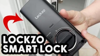 Lockzo Video Smart Lock with Doorbell Easy Install Demo & Review