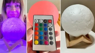 Wireless Moon Lamp with16 Colors + Remote | Full Demo Review