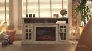 Astorga 58" TV Stand w/ 23" Fireplace