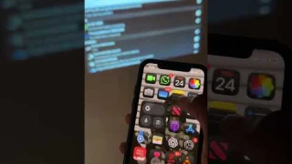 Connecting phone to HY300 projector #hy300 #screenmirroring