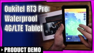 Oukitel RT3 Pro - Rugged, Waterproof, and powerful Android 14 Tablet