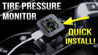 Vesafe Tire Pressure Monitoring System (TPMS Install & Review)