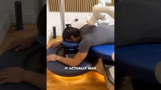 I tried the world’s first robot massage by  @Aescape  . #robotmassage #massage #nbc