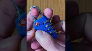 TSA lock - Forgotten Combination - Easy Open Hack #TSA #travel #lockpicking #security