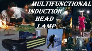 Work Light Head Lamp Induction Torch Full Review | Hands-Free Lighting | 2025