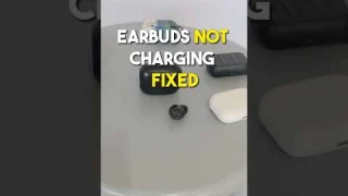 Earbuds Not Charging - FIXED! #shorts
