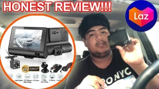 4" Car DVR 3 Cameras Dash Camera (Uboxing, Review, Testing)