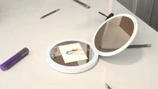 Fenchilin UV lighted camera mirror for sunscreen protection and skincare #fenchilin