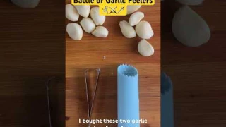 ⚔️ Battle of Garlic Peelers #amazonfinds #kitchenhacks #kitchengadgets #review