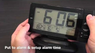 JCC smart light flat screen alarm clock Unboxing and review - 0715