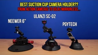 Best Camera Suction Cup Mount? PGYTECH vs ULANZI vs NEEWER!