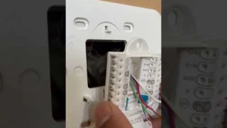 Install honeywell thermostat #indoorAIRQUALiTYLLC  #IAQLLC #breahcleanwithIAQ #iaqteam