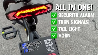 This eBike accessory does it all! | WSDCAM Smart Bike Tail Light Quick Review | Erock Reviews