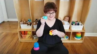 Look & Learn: Nesting Cups for counting and stacking
