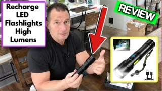 Rechargeable LED Flashlights High Lumens