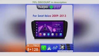 A must-have product! Hizpo 7862 Carplay Android Radio For Seat Ibiza 6j 2009 2010 2012 2013 MK4 AI
