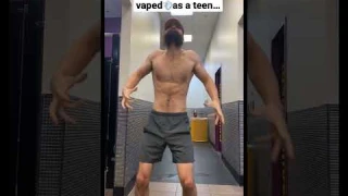 ⚠️graphic⚠️ side effect of vaping… #quitwhileyoucan