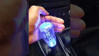 Replaced broken gear shift knob with this awesome Led crystal shift knob🔮. 🤙0737880888 #shorts #fyp