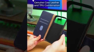 MOQ=1 Genuine Cow Leather Cases Wholesaler For iPhone 17 Pro Max, Samsung Xiaomi Google... #tvcmall