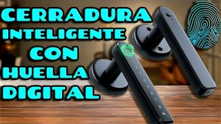 Como Configurar Cerradura Inteligente Huella Digital // Chapa inteligente
