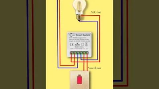 Wifi smart switch wiring diagram #electronic #smartgadgets #wifiswitch