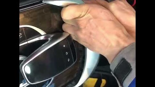 TTCR-II Center Armrest Storage Box Release Button Switch Cover for Mercedes Benz W205 and W253