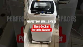 A Washing Machine For Small Spaces - Black+Decker Portable #products #amazon