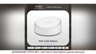 REVIEW MOES Smart Multi-mode Gateway ZigBee 3.0 WiFi Bluetooth Mesh Hub Work with Tuya Smart App Voi