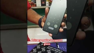 Moto g45 5g mobile privacy matte tempered glass | privacy matte screen protector guard #privacyglass