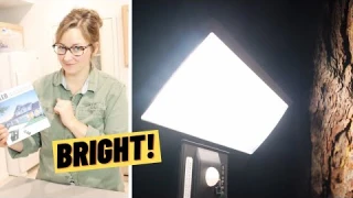 JESLED Solar Motion Sensor Light Unboxing and Review | Waterproof Outdoor Yard Light