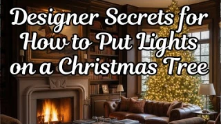 Designer Secrets for How to Put Lights on a Christmas Tree