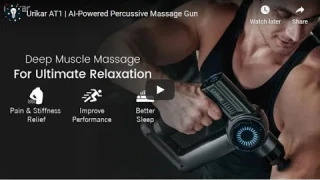 Introducing: Urikar AT1 | AI-Powered💽 Percussive Massage Gun