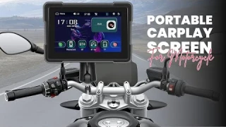 CAMECHO Portable Apple Car Play Screen for Motorcycle: 5" Screen with Siri & Android Auto! | Review