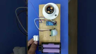 how to make Motion detection light on off PIR sensor project #howto