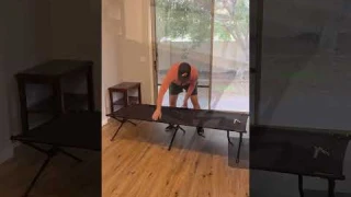 Try a Camping Cot instead of a Sleeping Bag or Air Mattress This Summer! #campingbag #easycamp