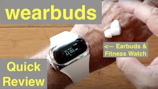 Aipower Wearbuds AI-W20 Wireless Earbuds Power Charging Smartwatch Fitness Tracker:  Quick Overview