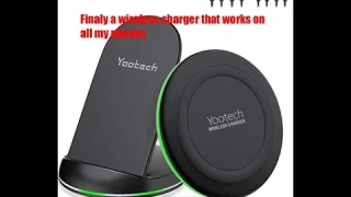 Fastest wireless phone charger -  yootech review and test